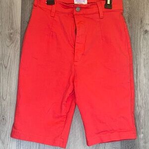VTG Jordache Women’s Vibrant Red Flat Front Shorts